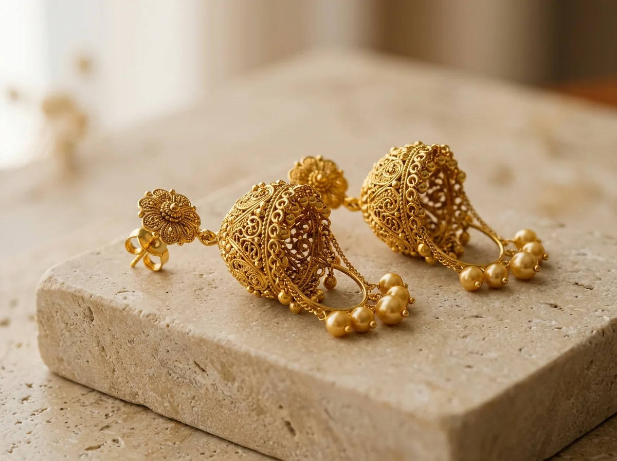 Traditional Jhumkas & Earrings